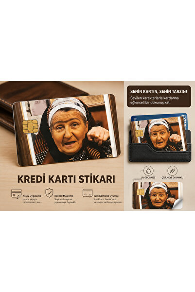 Çağlayan Reklam Recep Ivedik Nenesi Kredi, Papara, Tosla Kart Kaplama Stickerı