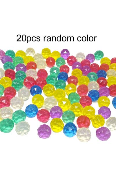 Choice3 20pcs 10/12/15/20pcs Bouncy Ball Elastic Balls 25mm Diamond Cat Toy B...