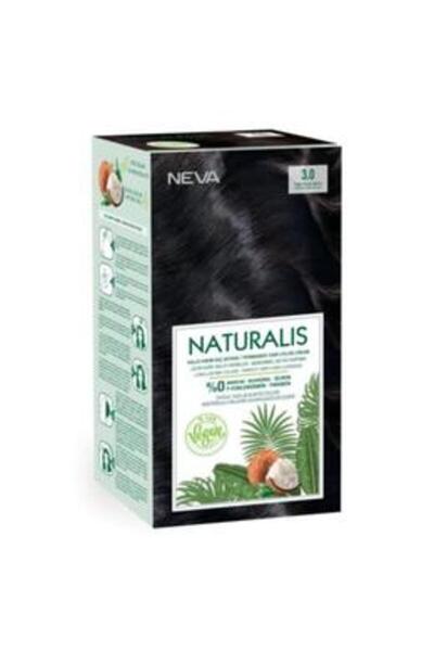 Naturalis Vegan Ammonia-Free Hair Dye - Naturalis, shade 3.0 Intense Dark Bro...