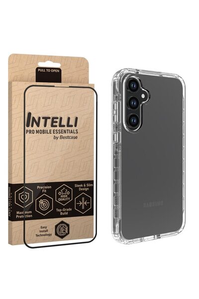 bestcase Intelli¬Æ Set Husa si Folie Full Face pentru Samsung Galaxy M34, Ant...