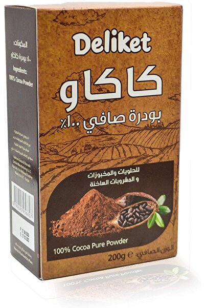 Deliket 100% Pure Cacao Powder 200 g
