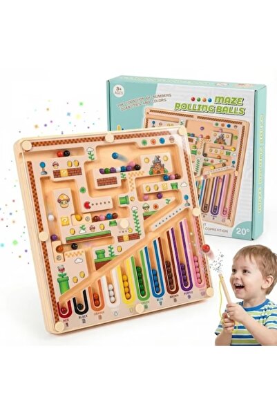 Stone Joc educativ tip labirint: Piatră ®   cu bile magnetice și sortare a cu...