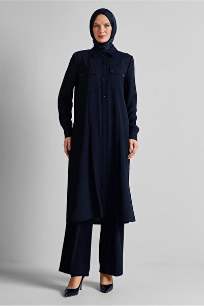 Alvina Slit Detail Long Tunic 45532
