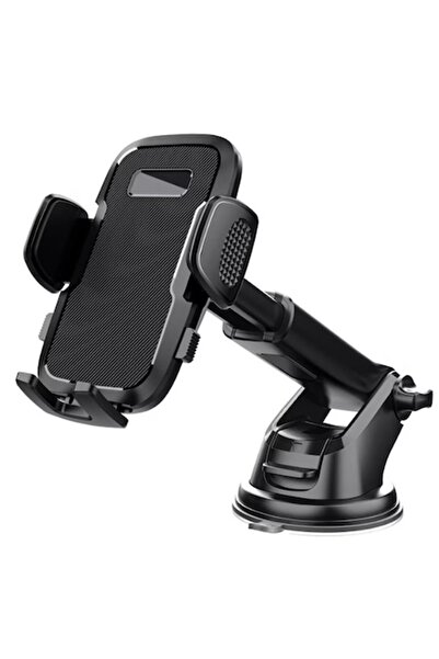 Stone Universal Car Phone Holder, Stone, Suction Cup, 360 Degree Rotation, Bl...
