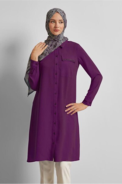 Alvina Shirt Collar Tunic 45611