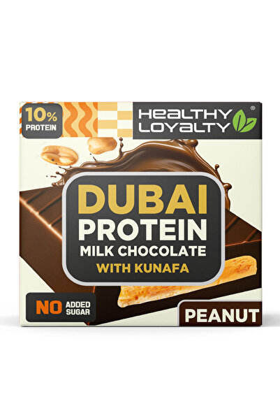 Healthy Loyalty Dubai Protein Chocolate With Kunafa, 20 Gm, Kunafa Chocolate
