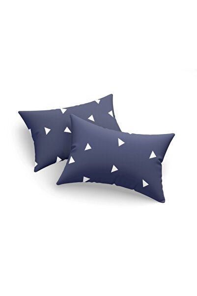 FARİKA Pillowcase Set (2 Pieces) Size: 50 X 70 Cm (2 Pieces) Blue