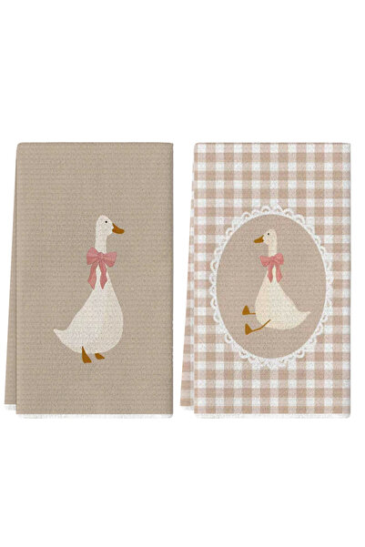 Choice 2pcs MULTI 2Pcs, Cute Duck Kitchen Towels, 40Cm*60Cm Towel Set, Best K...