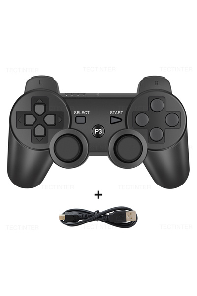 choice2 وحدة تحكم سوداء لـ PS3 تدعم البلوتوث، عصا تحكم لاسلكية لجهاز بلاي ستي...