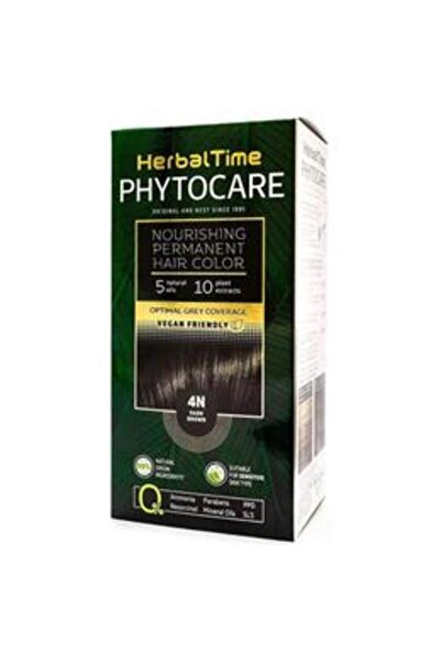 Rosa İmpex Vopsea pentru Par Herbal Time Phytocare Rosa Impex, nuanța 4N