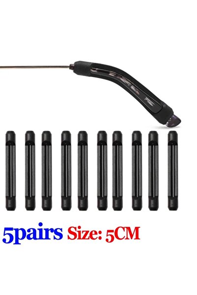 Choice7 black-10pcs 10/20pcs Glasses Anti-slip Silicone Sleeve Eye Frame Leg ...