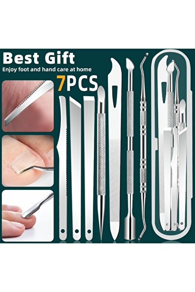 Choice1 7pcs 4/7pcs Manicure And Pedicure Set Professional Stainless Steel Na...