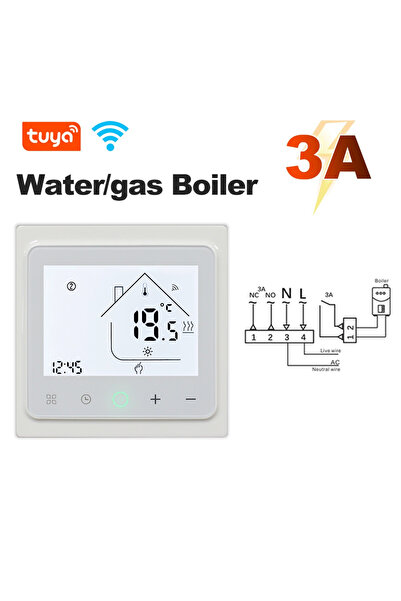 Choice WiFi WaterGas Boiler Tuya Smart WiFi Thermostat for Electric/Water Hea...