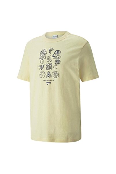 Puma Tricou bărbătesc cu mânecă scurtă, cu imprimeu Downtown, mărimea M