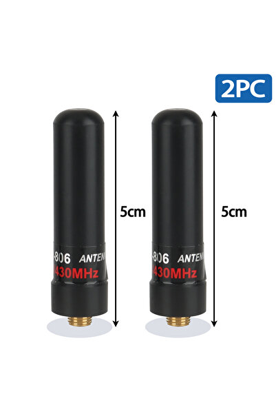 Choice 2 قطعة هوائي ABBREE AR-806 مزدوج النطاق صغير الحجم AR-806 SMA-أنثى VHF...