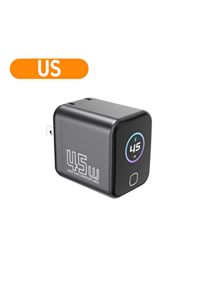 Choice US PD 45w GaN Fast Charger Type-c Port Mobile Phone Adapter With AI Sm...