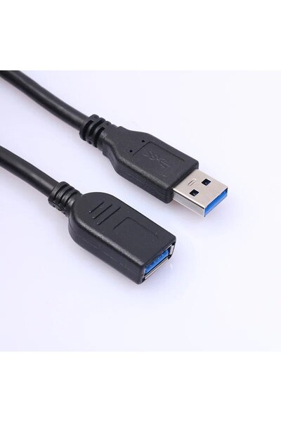 Choice3 كابل تمديد USB 3.0 أسود بطول 2 متر/3 متر، موصل ذكر إلى أنثى، لنقل الب...