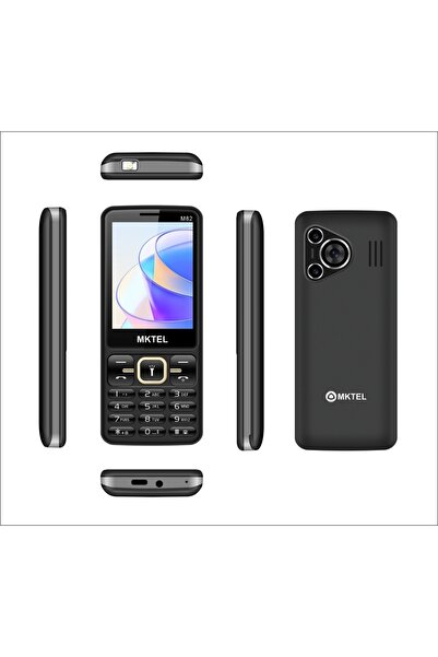 Choice1 هاتف MKTEL M82 2G أسود اللون بشاشة 2.8 بوصة وشريحتين وبطارية 1800 ملل...