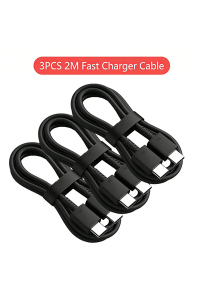 choice2 3 قطع - كابل شحن سريع USB C إلى USB C بطول 2 متر وقدرة 100 واط لهواتف...
