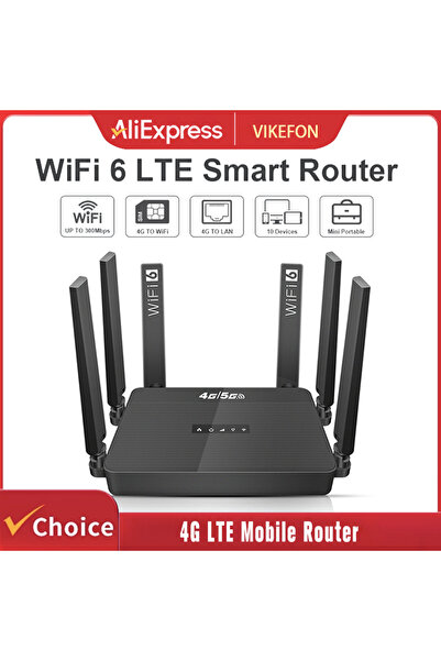 Choice VIKEFON WR950 ﻿ WiFi6 Router 4G LTE Russian Router 300Mbps Modem 4G Wi...