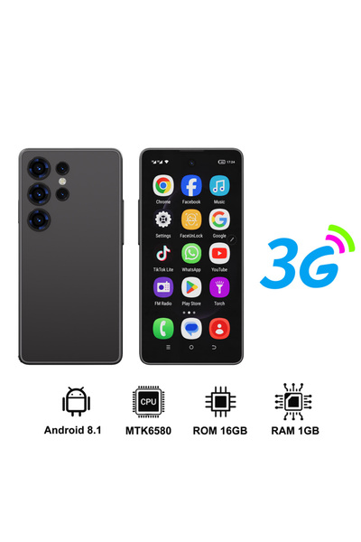 Choice1 1g 16g Black SERVO Mini Android Smartphone Built in Stylus 3G Cellula...