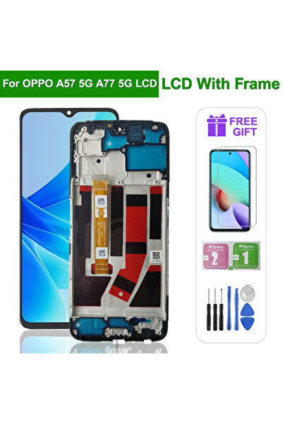 Choice شاشة LCD مع إطار 6.56 بوصة لـ A57 5G LCD CPH2339 PFTM20 شاشة عرض LCD ت...