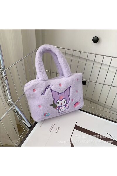 Choice kuromi Sanrio Characters Plush Backpack Set - Cinnamoroll Kuromi Hello...
