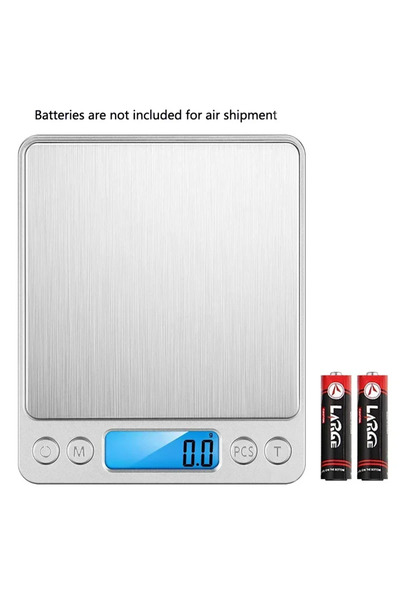 choice2 500g-0.01g Battery Charging LCD Digital Jewelry Scale 3kg 0.1g/500g 0...