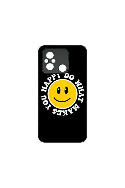 bestcase Husa BestCase¬Æ Slim Glassy, Compatibila Cu Xiaomi Redmi 12C, Happy ...