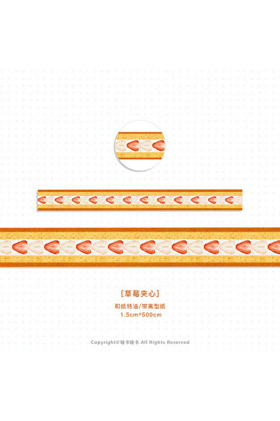 Choice7 Washi Tape 04 Kawaii Deco Masking Tapes Fruit Cake Washi Tape for Des...