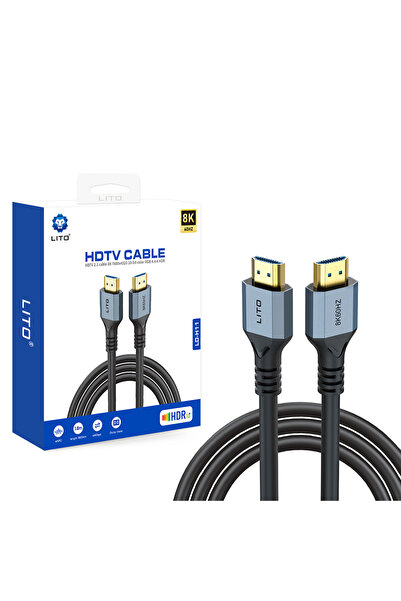 Lito Видео кабел HD119 (LD-H11) - HDMI към HDMI, 8K@60Hz, Цветен RGB 4.4:4 HD...