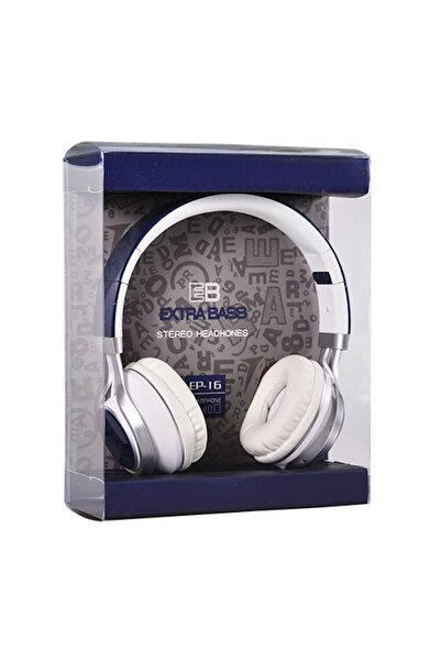 OEM Extra Bass EP-16 Ακουστικά Κεφαλής jack 3,5mm Μπλε Σκούρο