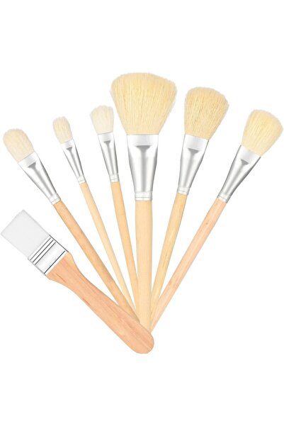 Choice 7PCS Goat Hair 7/10/12 Pcs Professional Goat Hair Blend Mop Paint Brus...