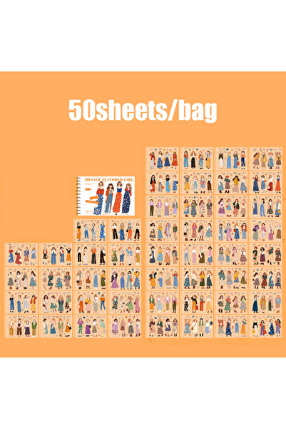 Choice S29428-1 ملصقات شخصيات كرتونية من Mr Paper، مجموعة من 50 قطعة، ملصقات ...