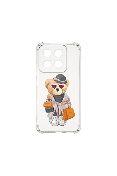 bestcase Husa pentru Xiaomi 14T, BestCase¬Æ Anti Shock 1.5MM, Teddy Bear Shop...