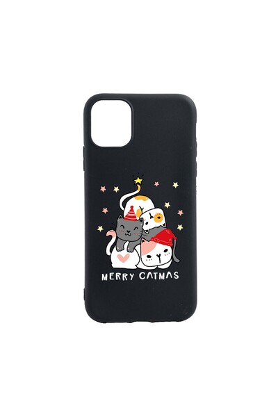 bestcase Husa Silicon Compatibila cu Xiaomi Mi 11 Lite 5G / 4G, Merry Catmas,...