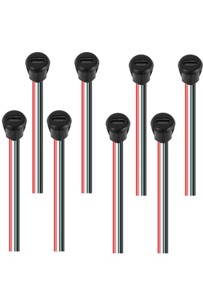 Choice 8pcs 8/16PCS 4pin Type-C Charging Connector 4 Pin Type-C Socket Jack F...