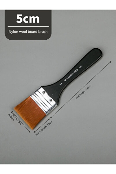 Choice5 5cm 1pcs 1/2/3/5pcs Memory Nylon Paint Brushes Set for Acrylic Oil Dr...
