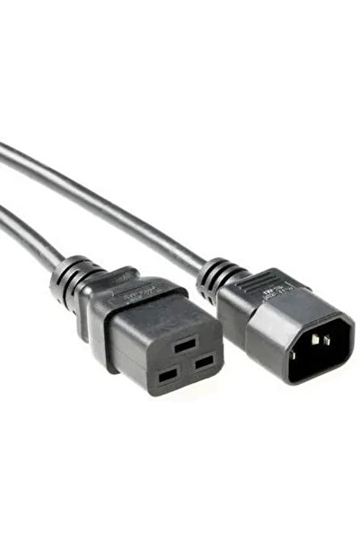 MicroConnect Cablu de alimentare C19-C14, 2m, negru, cablu prelungitor, 10A/2...
