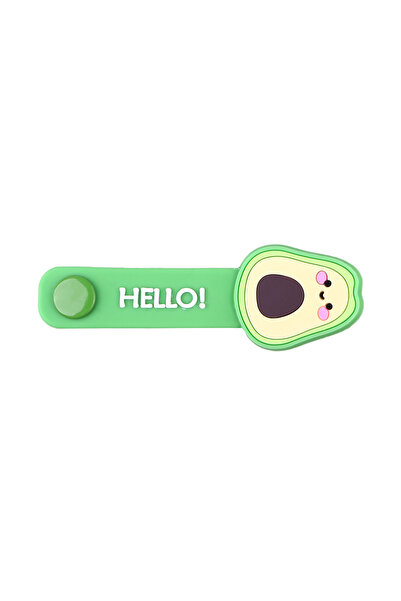 Choice4 Avocado Fruit Flower Cable Winder Silicone Multifunction Data Line St...