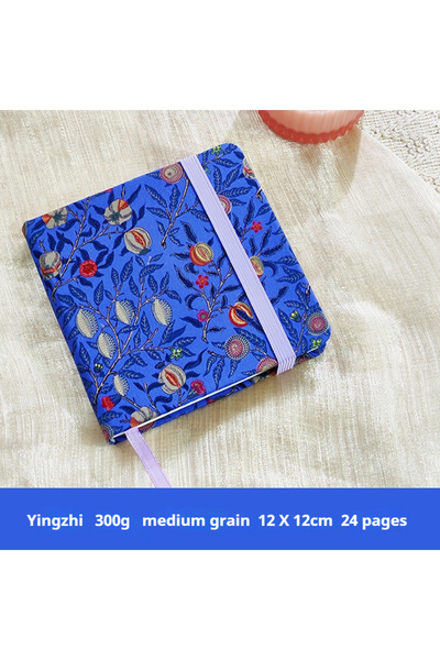 Choice3 12cm Blue POTENTATE 100% Cotton Square Watercolor Paper Book 12x12cm/...