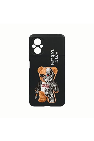 bestcase Husa Silicon, Compatibila Cu Xiaomi Poco M5, Half Robot Half Teddy B...