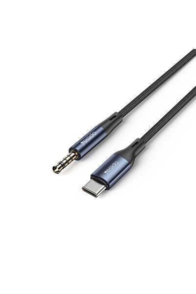 Yesido YAU42 Καλώδιο AUX 3.5mm Male - Type-C Male 1m Μαύρο