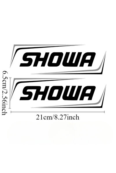 Choice6 ملصقات دراجات نارية S-Mall G مقاس 21×6.5 سم، قطعتان، لعرض شعارات شووا...