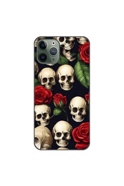 OEM Husa compatibila cu Apple iPhone 11 Pro Max Silicon Gel Tpu Model Skulls ...