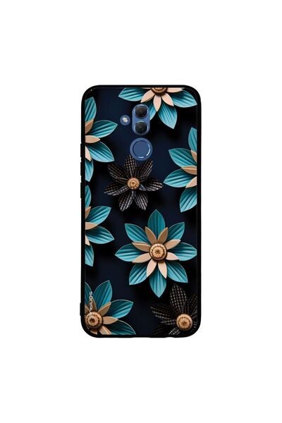 Sonique Θήκη 3D Flower Series για Huawei Mate 20 Lite Γαλάζιο