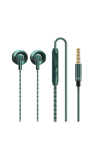 Remax Ακουστικά Jack 3,5mm RM-711 Πράσινο