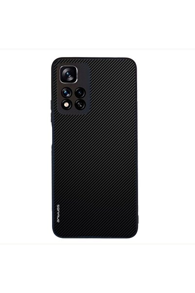 Sonique Θήκη Carbon Series για Xiaomi Redmi Note 11 Pro Plus 5G Μαύρο