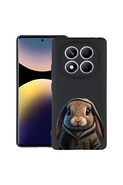 bestcase ¬Æ Husa pentru Xiaomi Redmi Note 14 Pro 4G, Sweet Rabbit, Slim Silic...