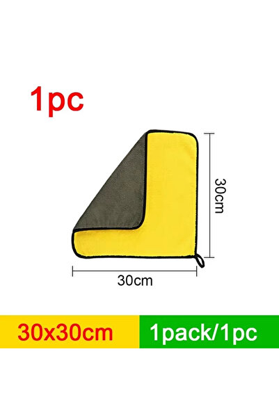 Choice Superfine Fiber 30x30cm Microfiber Car Washing Towel 400GSM Double-Sid...